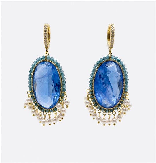 Boucles d'oreilles Sicylui Femme in Argent Pietre dure COD6OR - COD6OR